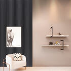 Painel Ripado Em Madeira Wpc, 3d Ripado, Modular Cor Concreto