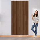 Painel Ripado Em Mdf 260cmx90cmx3cm Havana