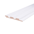 Painel Ripado em MDF 270x15x1,2cm Branco  Premium  Artens 1 peça