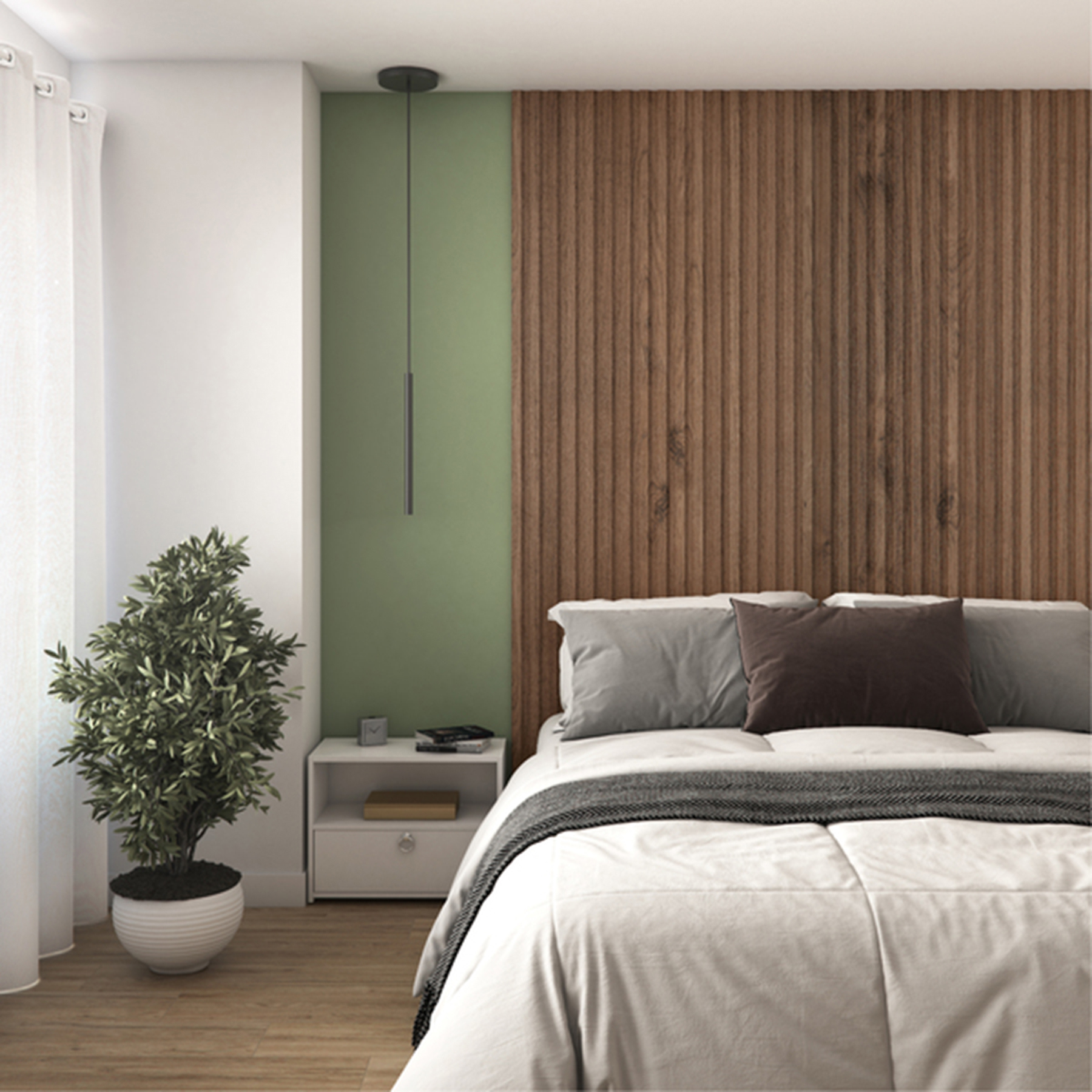Painel Ripado de Madeira MDF 12mm Carvalho York 15x270cm Artens