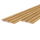 Painel Ripado em MDF 270x15x1,2cm Italy Oak Premium  Artens 1 peça