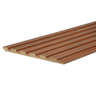 Painel Ripado em MDF 270x15x1,2cm Milano Teak Premium  Artens 1 peça