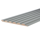 Painel Ripado em MDF 270x15x1,2cm Nanquim Premium  Artens 1 peça