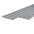 Painel Ripado em MDF 270x15x1,2cm Nanquim Premium  Artens 1 peça