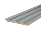 Painel Ripado em MDF 270x15x1,2cm Nanquim Premium  Artens 1 peça