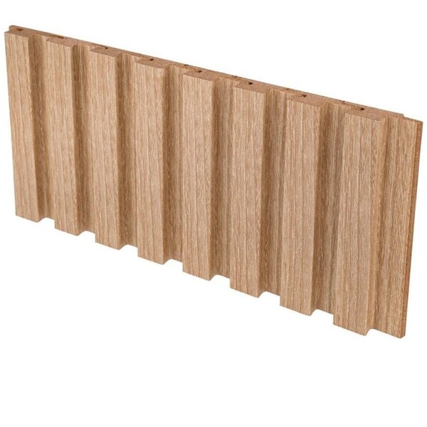 Painel Ripado Em Mdf Premium Alto Padrão - 1,70 M² Carvalho M