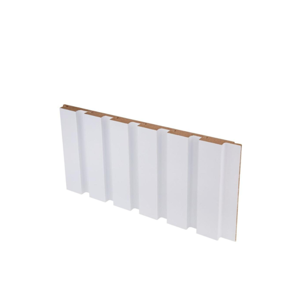 Painel Ripado Em Mdf Premium Alto Padrão - 2,187 M² Branco