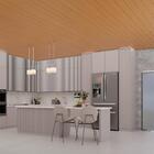 Painel Ripado Em Placa 100x0,15cm (1,05m²) Pvc + 2 Cantoneira