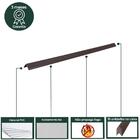 Painel Ripado Em Placa 100x0,15cm (1,05m²) Pvc + 2 Cantoneira