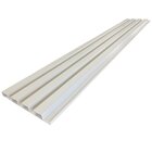 Painel Ripado Em Placa 100x0,15cm (1,05m²) Pvc + 2 Cantoneira