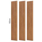 Painel Ripado Em Placa 183x134cm (2,45m²) Mdf Freijó/madeirado