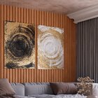 Painel Ripado Em Placa 183x134cm (2,45m²) Mdf Freijó/madeirado