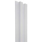 Painel Ripado Espaçowall Large Branco  2,1cm X 12,2cm X 2,60m