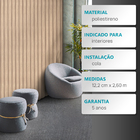 Painel Ripado Espaçowall Large Carvalho 2,1cm X 12,2cm X 2,60m