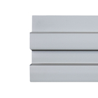 Painel Ripado Espaçowall Large Cinza  2,1cm X 12,2cm X 2,60m