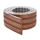 Painel Ripado Eva Laminado Autocolante 10cm Urban Bronze Rolo