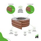 Painel Ripado Eva Laminado Autocolante 10cm Urban Bronze Rolo