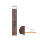 Painel Ripado Eva Laminado Autocolante Flexivel 10cm Urban Pl