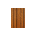 Painel Ripado Externo de PVC 600x20cm Angelim Slim Macheto