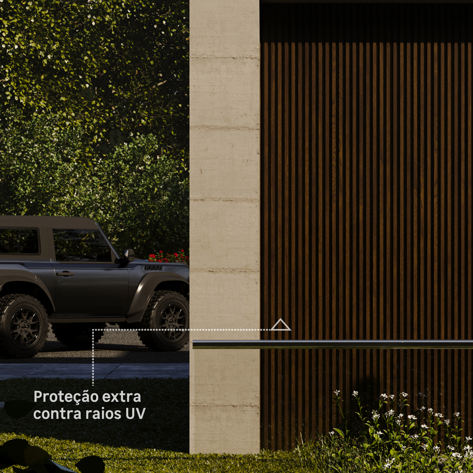 Painel Ripado Externo de PVC 2,1mm Nogueira 20x600cm Slim Macheto