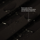 Painel Ripado Externo de PVC 2,1mm Preto 20x300cm Slim Macheto