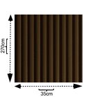 Painel Ripado Flex Gold Fit Roble Mdf Comum 15mm Caixa P Robl