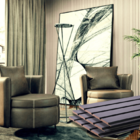 Painel Ripado-forro Lambri Preto 2750 X 455 X 9mm Caixa Com 2