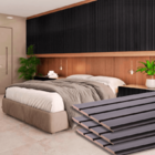 Painel Ripado-forro Lambri Tabaco 2750 X 455 X 9mm Caixa Com