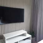 Painel Ripado Frieze Cinza 2750 X 455 X 9mm Caixa Com 2 Painé