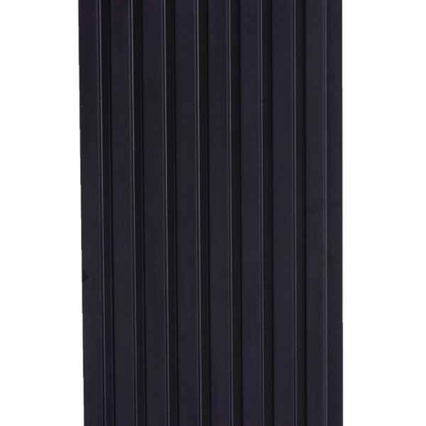 Painel Ripado Frieze Preto 2750 X 455 X 9mm Caixa Com 2 Painé