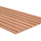 Painel Ripado Frieze Teka 2750 X 455 X 9mm Caixa Com 4 Painéi