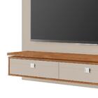 Painel Ripado Grande Para Tv Até 80 Polegadas Com Led Off Whi