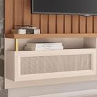 Painel Ripado Home Suspenso Para Tv 70 Pol. Atrium H01 Nature