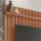 Painel Ripado Home Suspenso Para Tv 70 Pol. Atrium H01 Nature