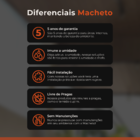 Painel Ripado Interno de Plástico PVC 2,80mx0,8x20cm 2 Peças York Elegance Macheto