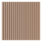 Painel Ripado Laminado 10cm Eva Autocolante Play Creme 10 Mt