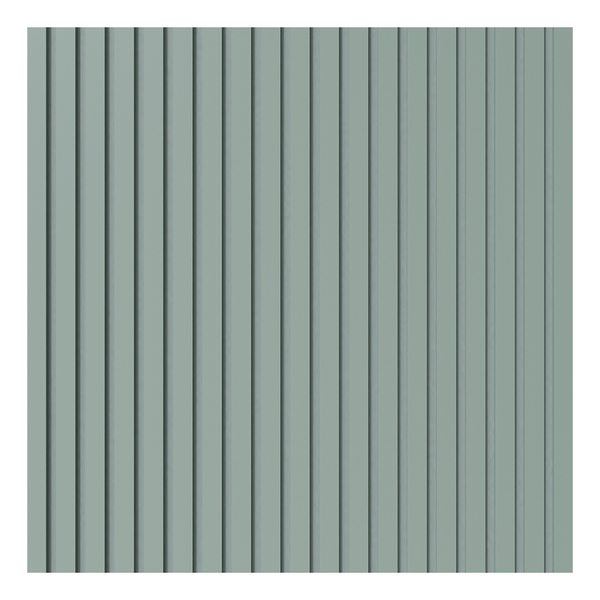 Painel Ripado Laminado 10cm Eva Autocolante Play Verde 10 Mt