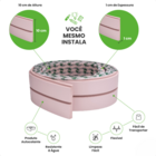 Painel Ripado Laminado De Eva Autocolante Flexível Rolo 10m R