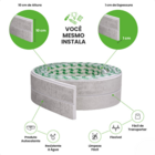 Painel Ripado Laminado De Eva Autocolante Flexível Rolo 10m W