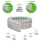 Painel Ripado Laminado De Eva Autocolante Flexível Rolo 10mt