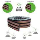 Painel Ripado Laminado De Eva Autocolante Flexível Rolo 10mt