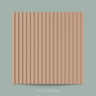 Painel Ripado Laminado De Eva Autocolante Flexível Rolo 10mt