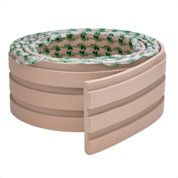 Painel Ripado Laminado De Eva Autocolante Flexível Rolo 10mt