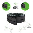 Painel Ripado Laminado De Eva Autocolante Flexível Rolo 5m Bl