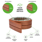 Painel Ripado Laminado De Eva Autocolante Flexível Rolo 5m Br