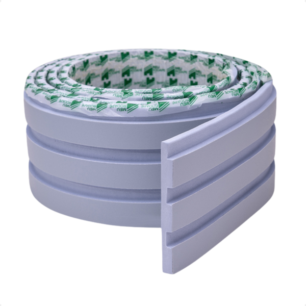 Painel Ripado Laminado De Eva Autocolante Flexível Rolo 5mt A