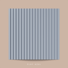 Painel Ripado Laminado De Eva Autocolante Flexível Rolo 5mt A