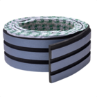 Painel Ripado Laminado De Eva Autocolante Flexível Rolo 5mt B