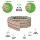 Painel Ripado Laminado De Eva Autocolante Flexível Rolo 5mt C