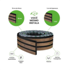 Painel Ripado Laminado De Eva Autocolante Flexível Rolo 5mt M